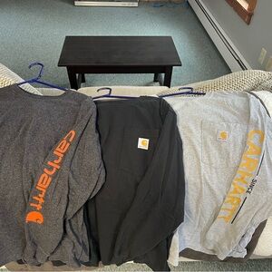 Carhartt Long Sleeve Shirts - Gray and Black